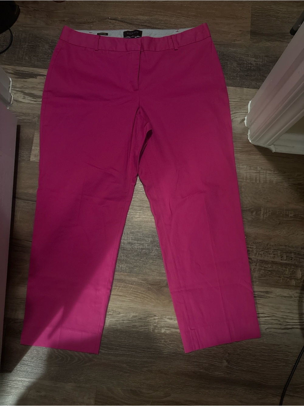 Talbots Women's Bright Pink Cropped Trousers